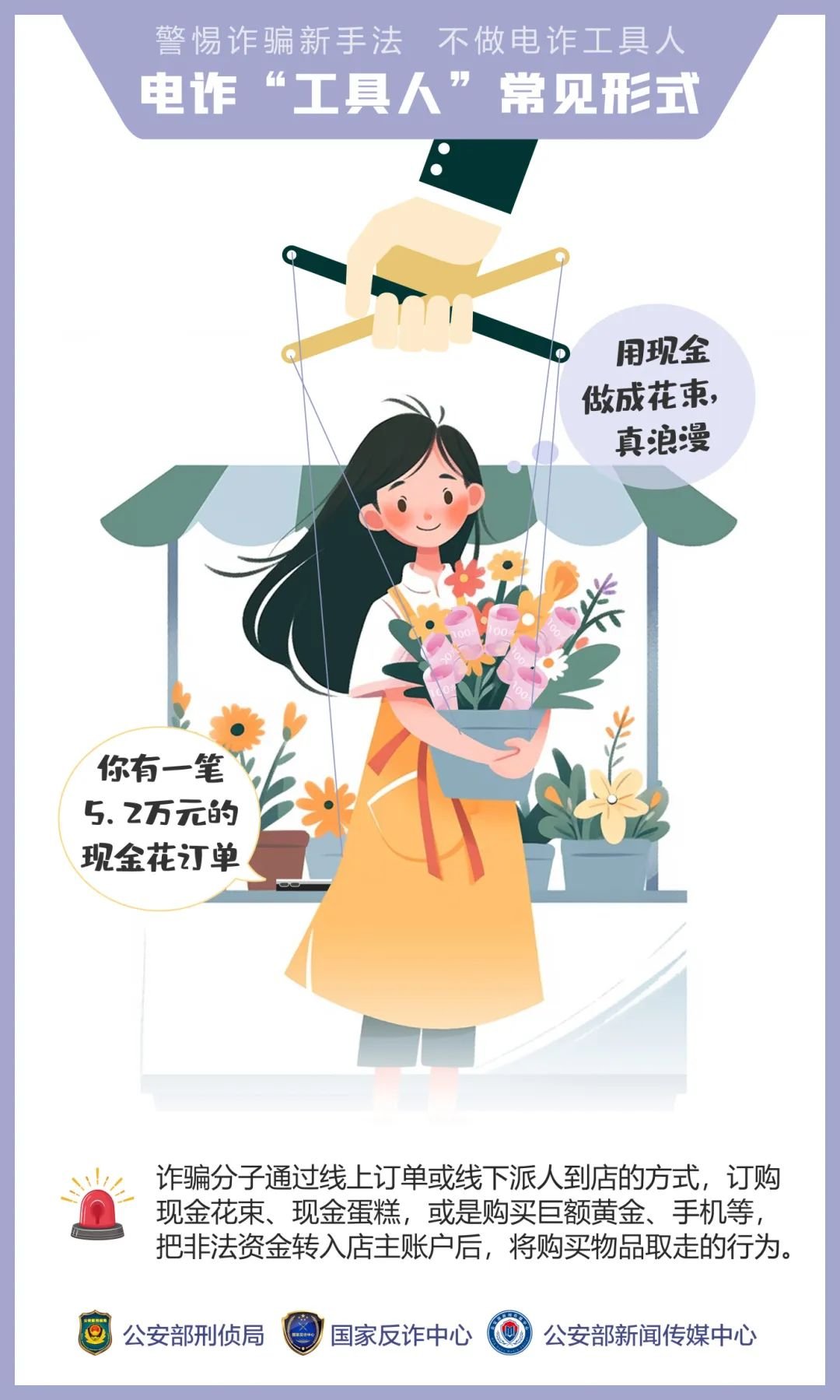 公安,機關(guān),呼吁,公眾,提高,警惕,—,誘騙,手法, . 公安機關(guān)呼吁公眾提高警惕——誘騙手法“套路深” 莫成電詐“工具人”